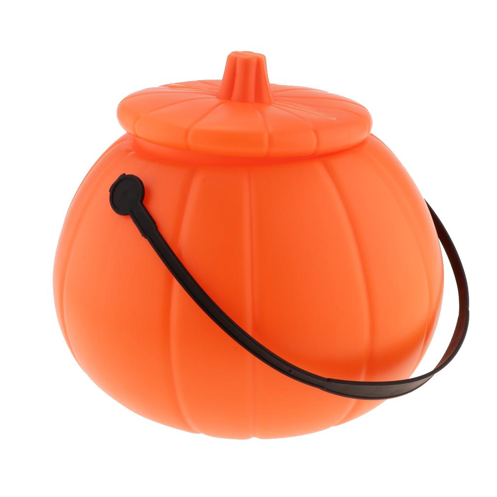 Pumpkin Lantern Halloween - Balde de doces de Halloween, suporte