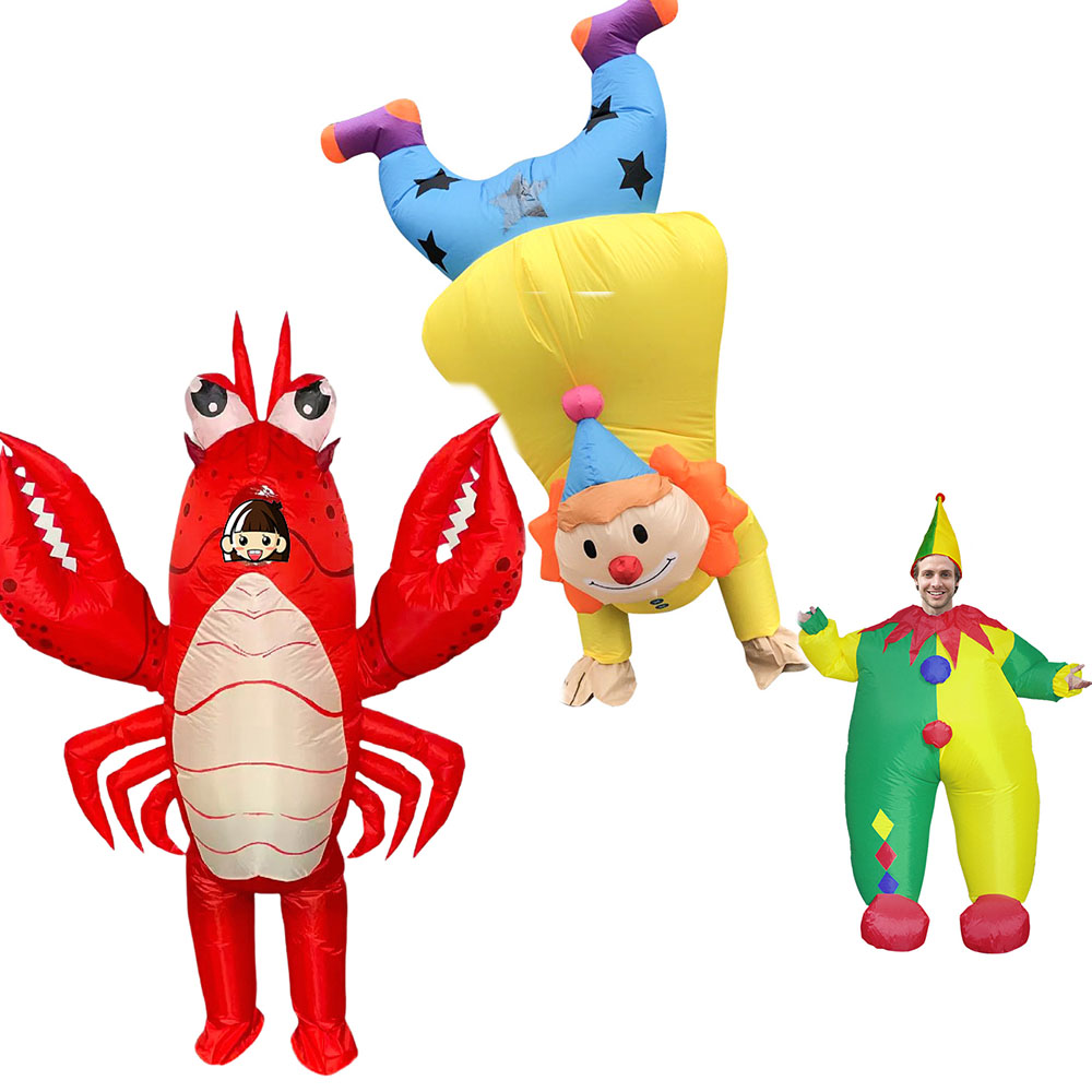 Halloween Costume Adult - Fantasia de Palhaço Inflável para Adultos,