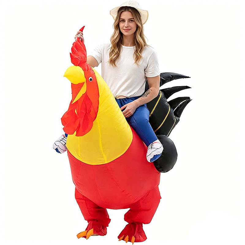 Halloween Costume Adult - Fantasias Infláveis de Galo Engraçado para