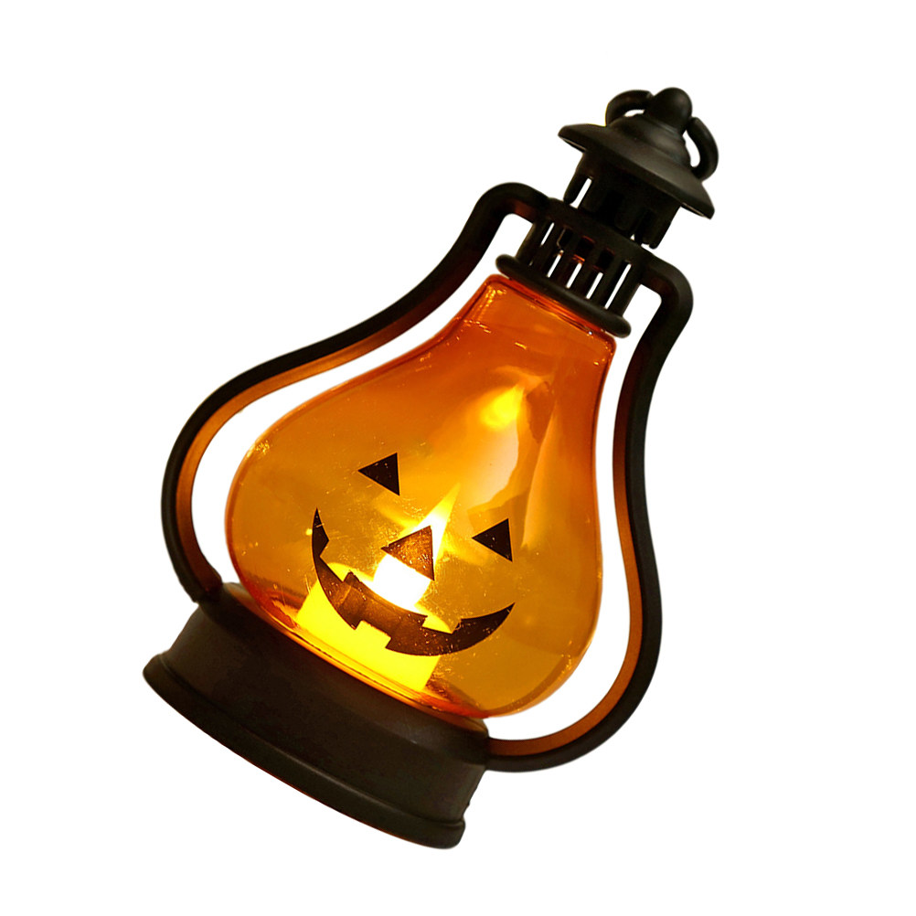 Halloween Pumpkin Decor Led - Decoração de Quarto de Halloween, Lanterna