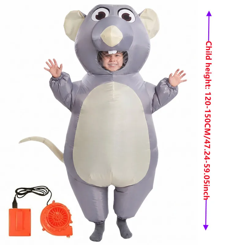 Fantasia de Rato Cinza Infláve - Halloween Costume Kids avaliação e preço
