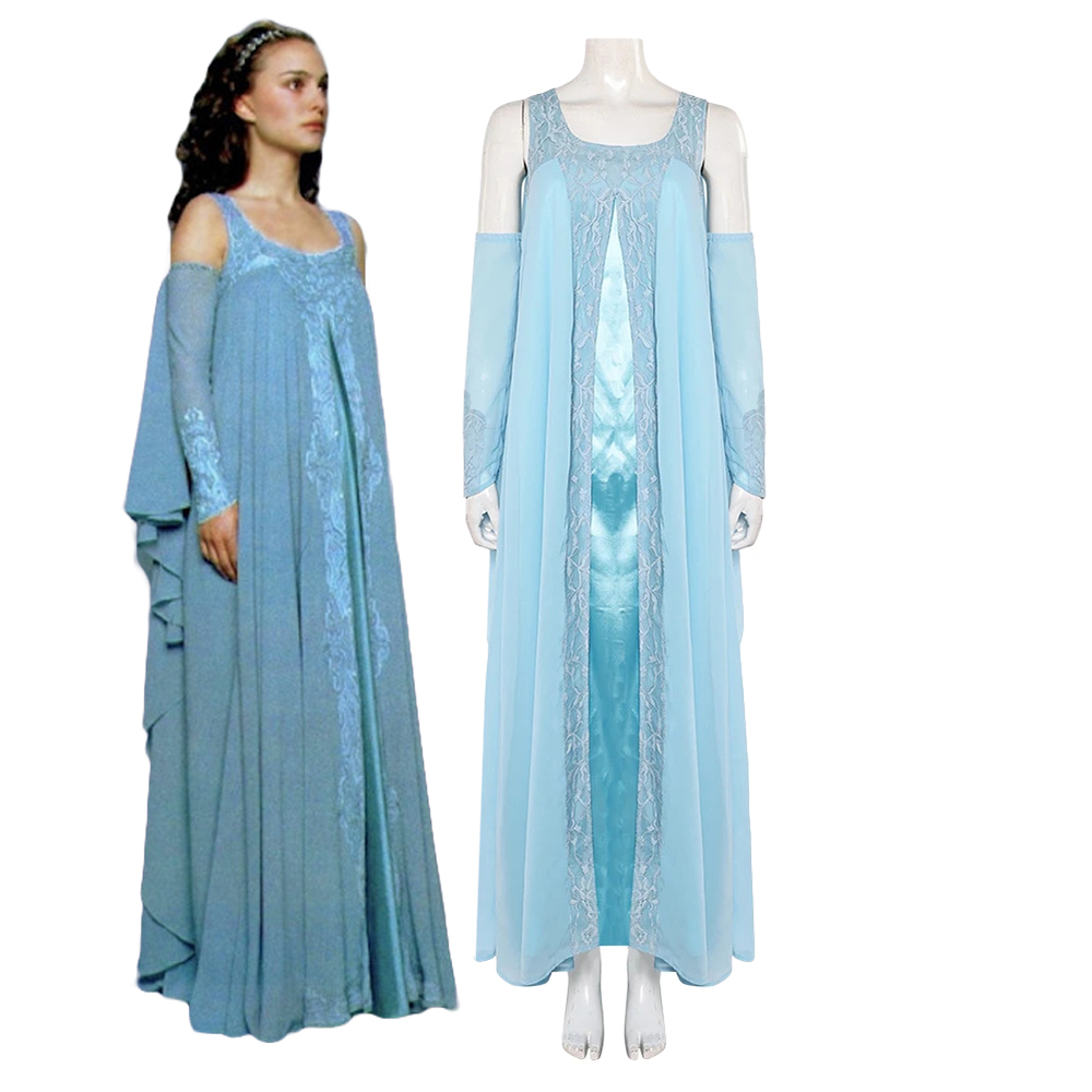 Fantasia padme cosplay amidala - Halloween Costume Kids avaliação e preço