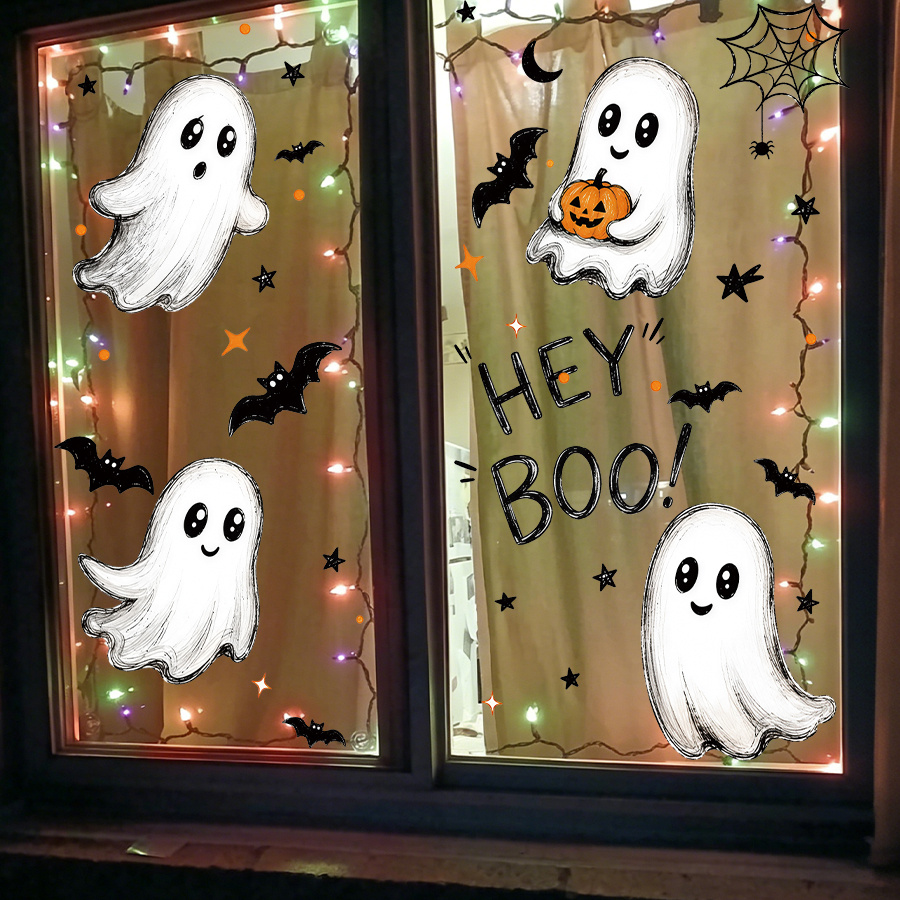 3 adesivos decorativos para ja - Spider Web Halloween Decoration avaliação e preço