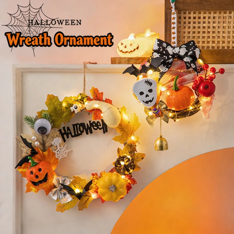 Kit de Guirlanda de Halloween  - Halloween Pumpkin Decor Led avaliação e preço