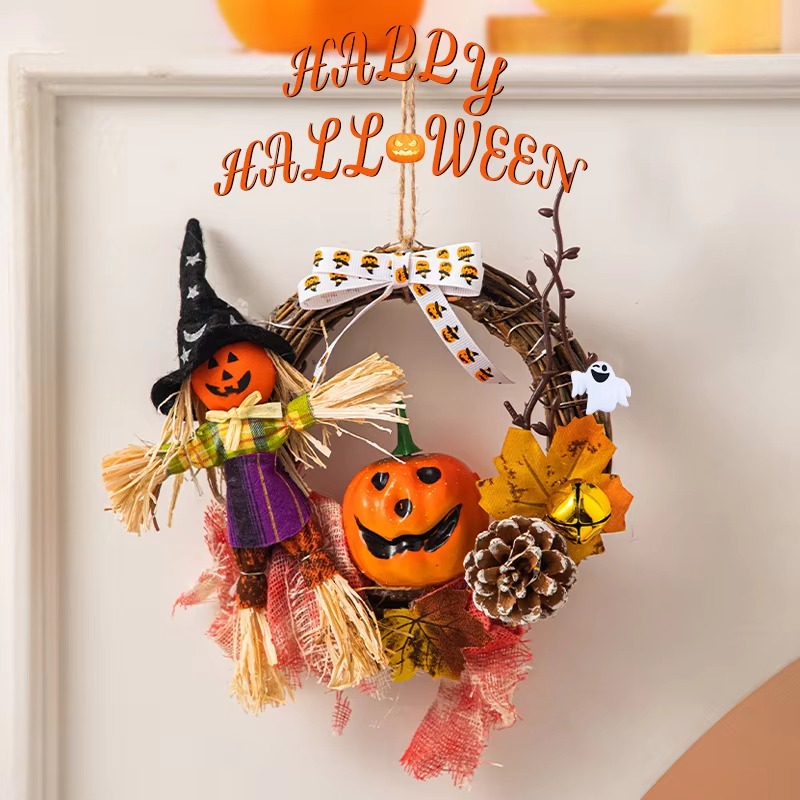 Kit de Guirlanda de Halloween  - Halloween Pumpkin Decor Led avaliação e preço