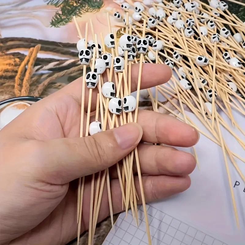 100 palitos de cocktail com te - Halloween Party Supplies avaliação e preço