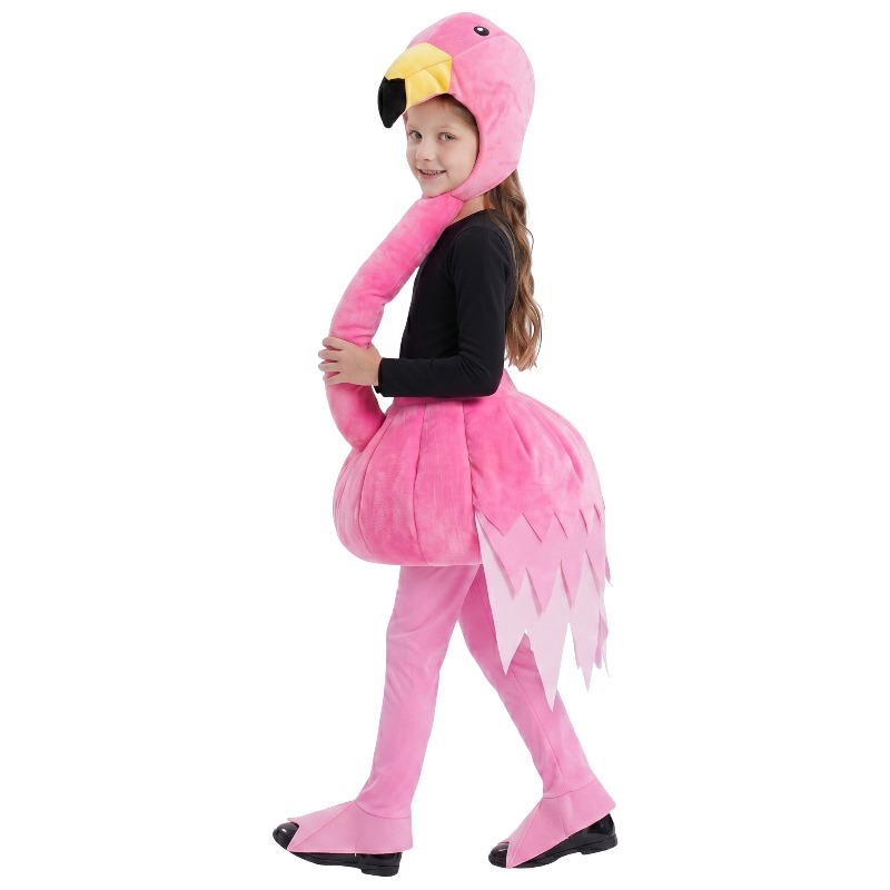 Fantasia de Flamingo Rosa para - Halloween Costume Kids avaliação e preço