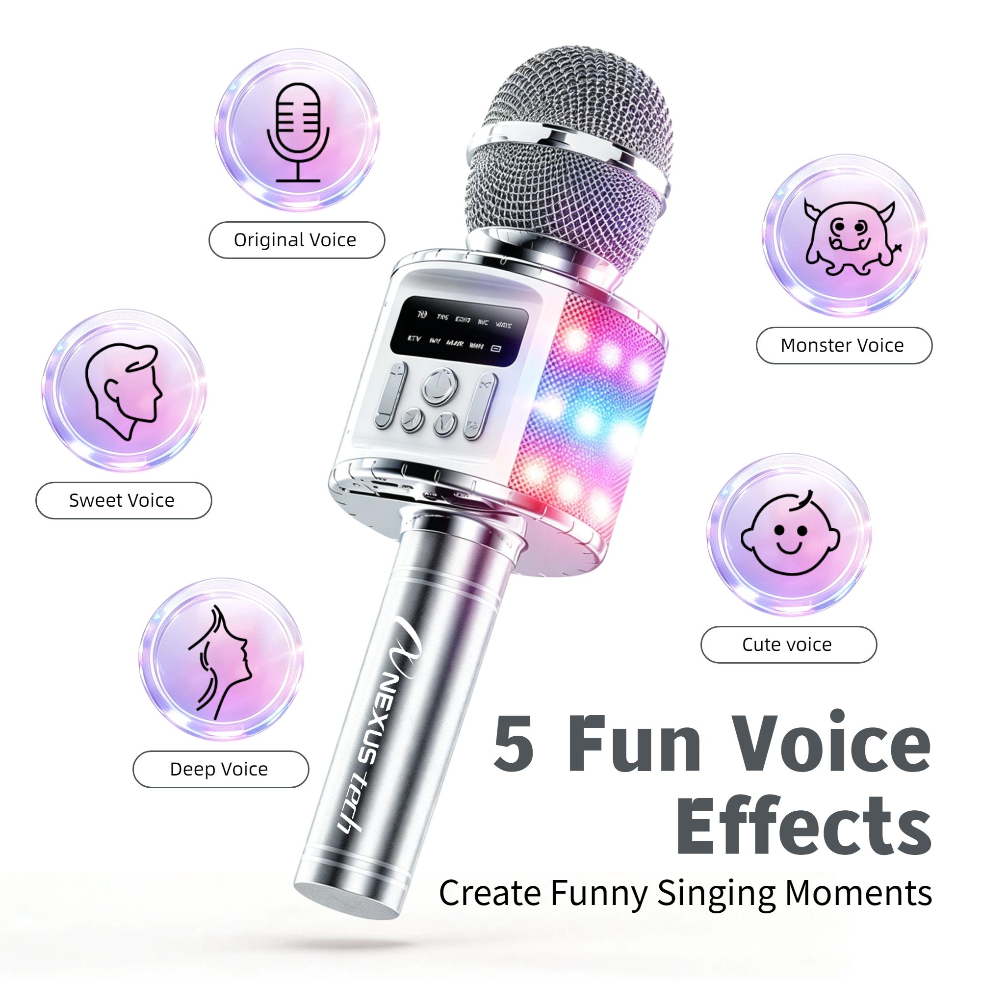 Microfone de Karaoke para Hall - Halloween Party Supplies avaliação e preço