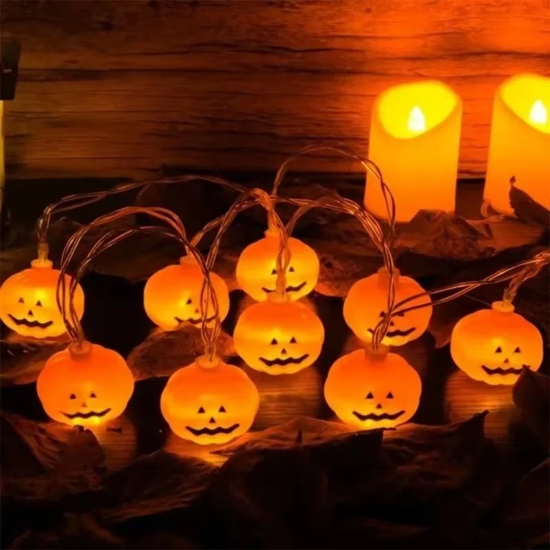Cordão de luzes LED em forma d - Halloween Pumpkin Decor Led avaliação e preço